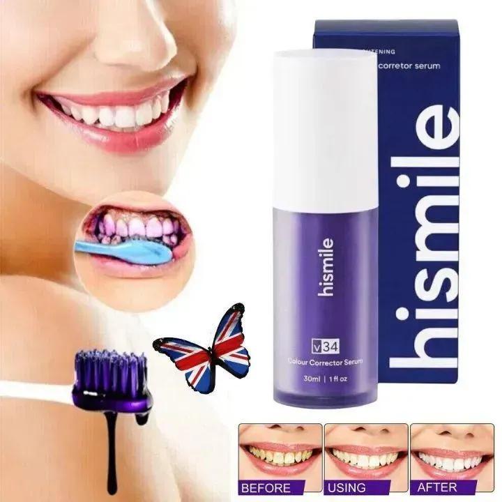 Brightening And Anti Aging V34 Colour Corrector Serum - Purple Toothpaste 1