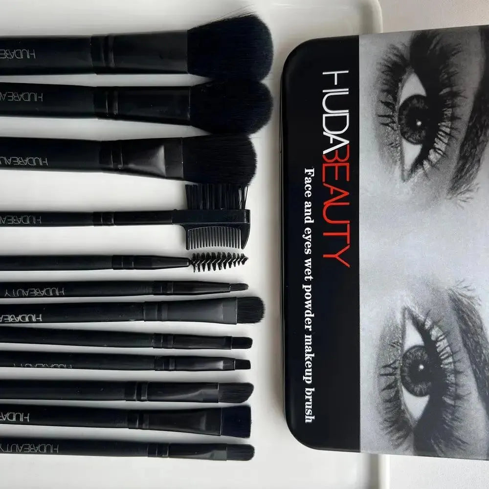Huda Beauty Makeup Brush Set 12 Pcs
