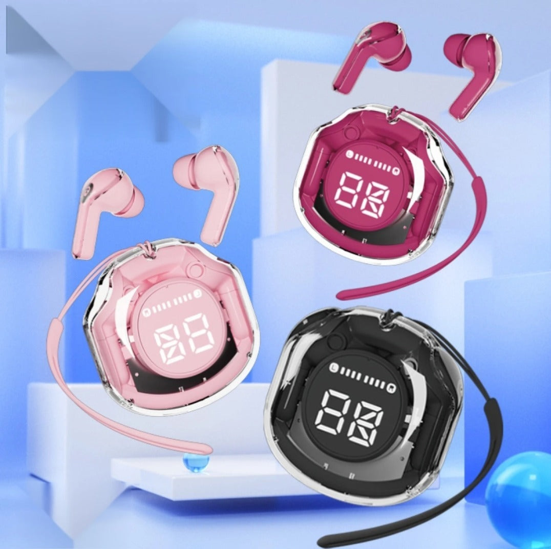 Air 39 Wireless Earbuds | Bluetooth 5.3 | Digital Display | Stereo Sound | Portable Charging Case | Random Color Rs 613